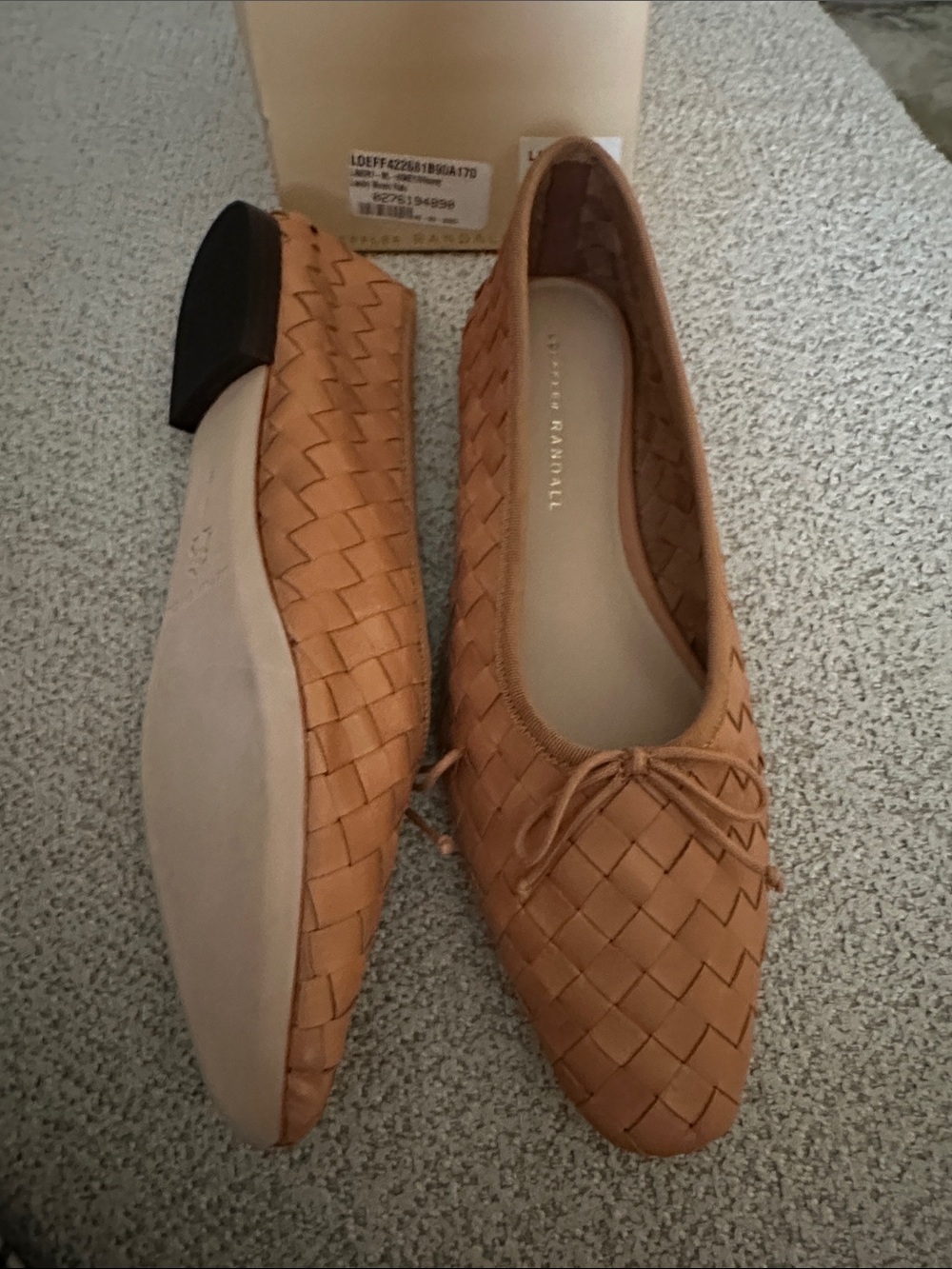 Loeffler Randall Honey Woven Leather Landry Ballet Flat New 9B - Picture 2 of 3